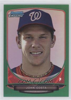 2013 Bowman Draft Picks & Prospects - Draft Picks Chrome - Green Refractor #BDPP81 - John Costa /75