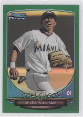 2013 Bowman Draft Picks & Prospects - Draft Picks Chrome - Green Refractor #BDPP84 - Miles Williams /75