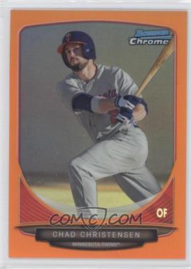 2013 Bowman Draft Picks & Prospects - Draft Picks Chrome - Orange Refractor #BDPP118 - Chad Christensen /25