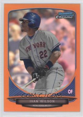 2013 Bowman Draft Picks & Prospects - Draft Picks Chrome - Orange Refractor #BDPP40 - Ivan Wilson /25