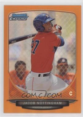 2013 Bowman Draft Picks & Prospects - Draft Picks Chrome - Orange Refractor #BDPP61 - Jacob Nottingham /25