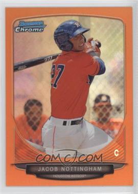 2013 Bowman Draft Picks & Prospects - Draft Picks Chrome - Orange Refractor #BDPP61 - Jacob Nottingham /25