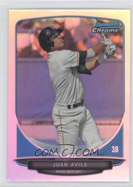 2013 Bowman Draft Picks & Prospects - Draft Picks Chrome - Refractor #BDPP99 - Juan Avila