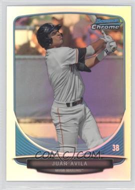 2013 Bowman Draft Picks & Prospects - Draft Picks Chrome - Refractor #BDPP99 - Juan Avila