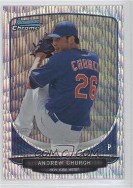 2013 Bowman Draft Picks & Prospects - Draft Picks Chrome - Silver Wave Refractor #BDPP38 - Andrew Church /25