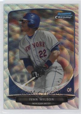 2013 Bowman Draft Picks & Prospects - Draft Picks Chrome - Silver Wave Refractor #BDPP40 - Ivan Wilson /25