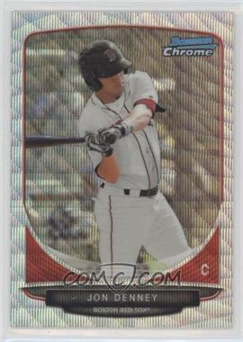 2013 Bowman Draft Picks & Prospects - Draft Picks Chrome - Silver Wave Refractor #BDPP43 - Jon Denney /25