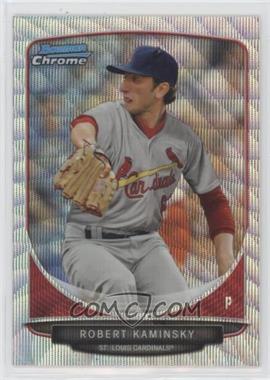 2013 Bowman Draft Picks & Prospects - Draft Picks Chrome - Silver Wave Refractor #BDPP57 - Robert Kaminsky /25