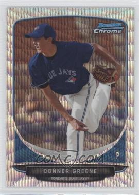 2013 Bowman Draft Picks & Prospects - Draft Picks Chrome - Silver Wave Refractor #BDPP64 - Conner Greene /25