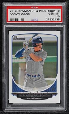 2013 Bowman Draft Picks & Prospects - Draft Picks #BDPP19 - Aaron Judge [PSA 10 GEM MT]