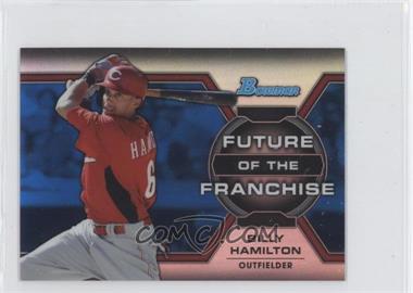 2013 Bowman Draft Picks & Prospects - Future of the Franchise - Blue Refractor #FF-BH - Billy Hamilton /250