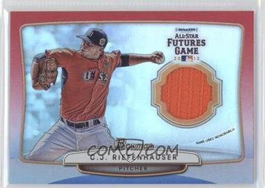 2013 Bowman Draft Picks & Prospects - Future's Game Relics - Red #FGR-CR - C.J. Riefenhauser /5