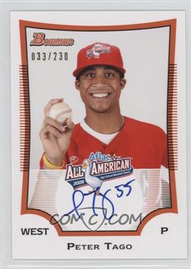 2013 Bowman Draft Picks & Prospects - Perfect Game All-American Autographs #AFLAC-PT - Peter Tago /230