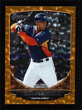 2013 Bowman Draft Picks & Prospects - Top Prospects - Orange Ice #TP-20 - George Springer /5