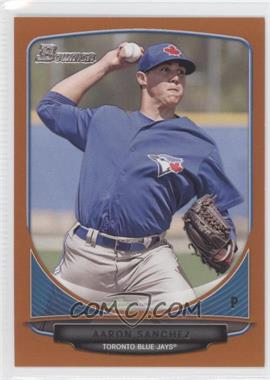 2013 Bowman Draft Picks & Prospects - Top Prospects - Orange #TP-44 - Aaron Sanchez /250