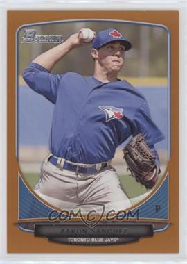 2013 Bowman Draft Picks & Prospects - Top Prospects - Orange #TP-44 - Aaron Sanchez /250