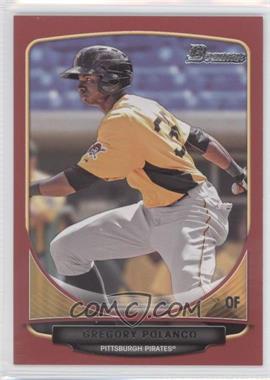 2013 Bowman Draft Picks & Prospects - Top Prospects - Red #TP-38 - Gregory Polanco /5