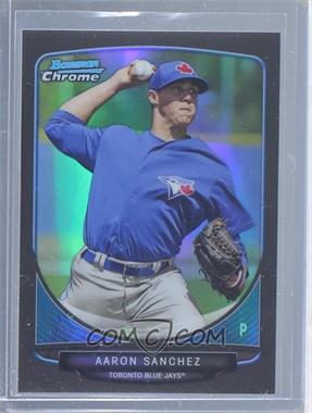 2013 Bowman Draft Picks & Prospects - Top Prospects Chrome - Black Refractor #TP-44 - Aaron Sanchez /35