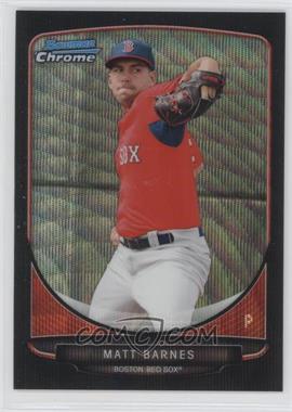 2013 Bowman Draft Picks & Prospects - Top Prospects Chrome - Black Wave Refractor #TP-39 - Matt Barnes