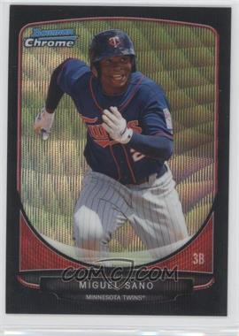 2013 Bowman Draft Picks & Prospects - Top Prospects Chrome - Black Wave Refractor #TP-45 - Miguel Sano