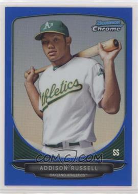 2013 Bowman Draft Picks & Prospects - Top Prospects Chrome - Blue Refractor #TP-25 - Addison Russell /99