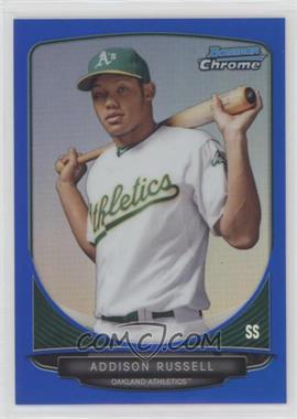2013 Bowman Draft Picks & Prospects - Top Prospects Chrome - Blue Refractor #TP-25 - Addison Russell /99