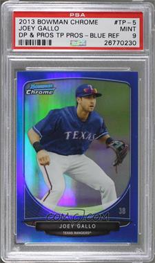 2013 Bowman Draft Picks & Prospects - Top Prospects Chrome - Blue Refractor #TP-5 - Joey Gallo /99 [PSA 9 MINT]