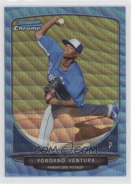 2013 Bowman Draft Picks & Prospects - Top Prospects Chrome - Blue Wave Refractor #TP-21 - Yordano Ventura