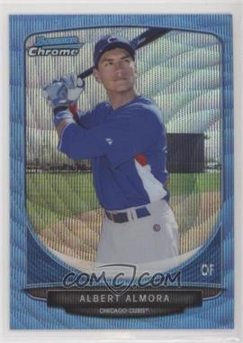 2013 Bowman Draft Picks & Prospects - Top Prospects Chrome - Blue Wave Refractor #TP-4 - Albert Almora