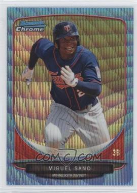 2013 Bowman Draft Picks & Prospects - Top Prospects Chrome - Blue Wave Refractor #TP-45 - Miguel Sano