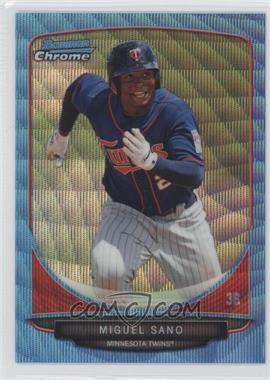 2013 Bowman Draft Picks & Prospects - Top Prospects Chrome - Blue Wave Refractor #TP-45 - Miguel Sano