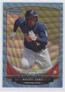 2013 Bowman Draft Picks & Prospects - Top Prospects Chrome - Blue Wave Refractor #TP-45 - Miguel Sano