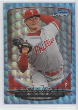 2013 Bowman Draft Picks & Prospects - Top Prospects Chrome - Blue Wave Refractor #TP-6 - Jesse Biddle