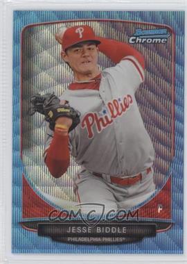 2013 Bowman Draft Picks & Prospects - Top Prospects Chrome - Blue Wave Refractor #TP-6 - Jesse Biddle