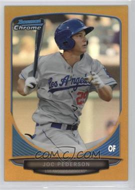 2013 Bowman Draft Picks & Prospects - Top Prospects Chrome - Gold Refractor #TP-13 - Joc Pederson /50