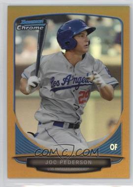 2013 Bowman Draft Picks & Prospects - Top Prospects Chrome - Gold Refractor #TP-13 - Joc Pederson /50