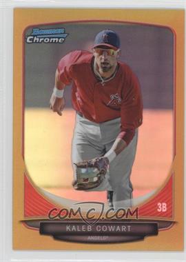 2013 Bowman Draft Picks & Prospects - Top Prospects Chrome - Gold Refractor #TP-19 - Kaleb Cowart /50