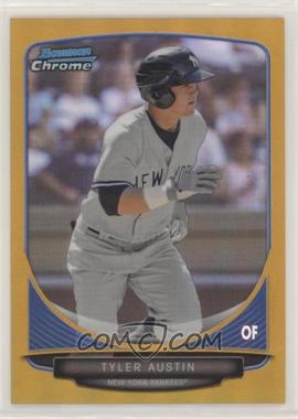 2013 Bowman Draft Picks & Prospects - Top Prospects Chrome - Gold Refractor #TP-2 - Tyler Austin /50