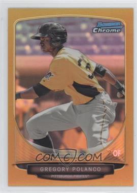 2013 Bowman Draft Picks & Prospects - Top Prospects Chrome - Gold Refractor #TP-38 - Gregory Polanco /50