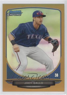 2013 Bowman Draft Picks & Prospects - Top Prospects Chrome - Gold Refractor #TP-5 - Joey Gallo /50