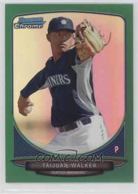 2013 Bowman Draft Picks & Prospects - Top Prospects Chrome - Green Refractor #TP-15 - Taijuan Walker /75