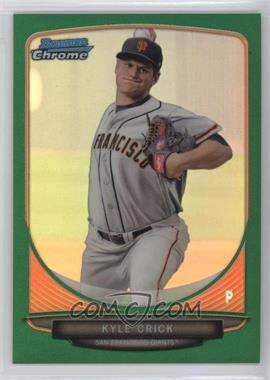 2013 Bowman Draft Picks & Prospects - Top Prospects Chrome - Green Refractor #TP-26 - Kyle Crick /75