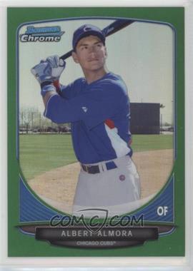 2013 Bowman Draft Picks & Prospects - Top Prospects Chrome - Green Refractor #TP-4 - Albert Almora /75