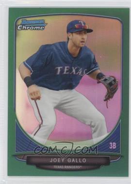 2013 Bowman Draft Picks & Prospects - Top Prospects Chrome - Green Refractor #TP-5 - Joey Gallo /75