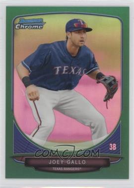 2013 Bowman Draft Picks & Prospects - Top Prospects Chrome - Green Refractor #TP-5 - Joey Gallo /75