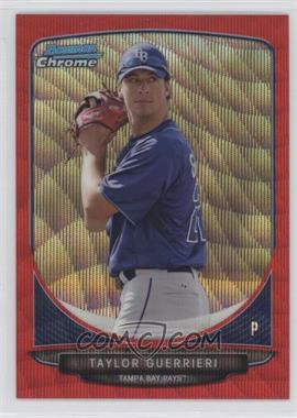 2013 Bowman Draft Picks & Prospects - Top Prospects Chrome - Red Wave Refractor #TP-29 - Taylor Guerrieri /25