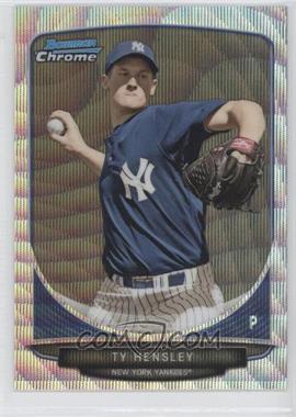 2013 Bowman Draft Picks & Prospects - Top Prospects Chrome - Silver Wave Refractor #TP-23 - Ty Hensley /25