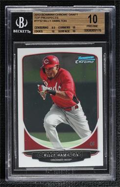 2013 Bowman Draft Picks & Prospects - Top Prospects Chrome #TP-32 - Billy Hamilton [BGS 10 PRISTINE]