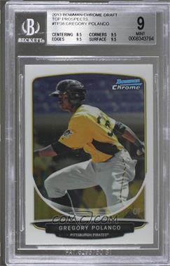 2013 Bowman Draft Picks & Prospects - Top Prospects Chrome #TP-38 - Gregory Polanco [BGS 9 MINT]