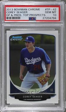 2013 Bowman Draft Picks & Prospects - Top Prospects Chrome #TP-42 - Corey Seager [PSA 10 GEM MT]